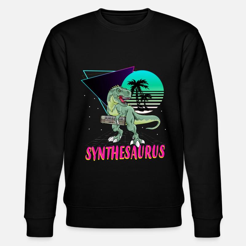 Synthesaurus T-Rex Synthétiseur à clavier - Sweat bio CHANGER Stanley/Stella Unisexe - noir