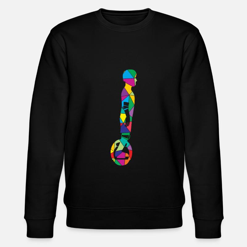 Low Poly Unicycle Polygon Solowheel - Sweat bio CHANGER Stanley/Stella Unisexe - noir