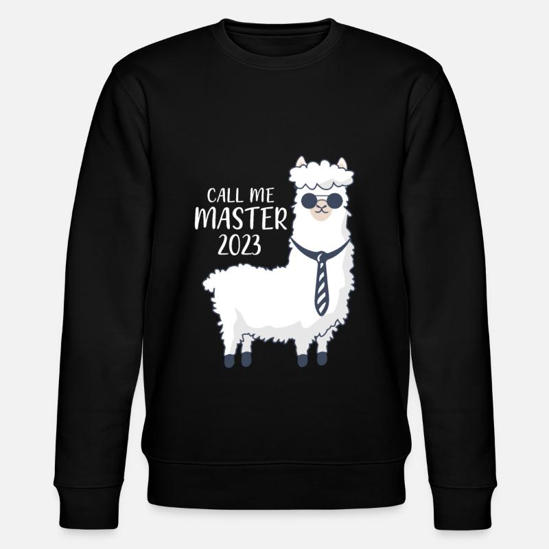 Call me Master 2023 - Stanley/Stella Unisex Bio-Sweatshirt CHANGER  - Schwarz