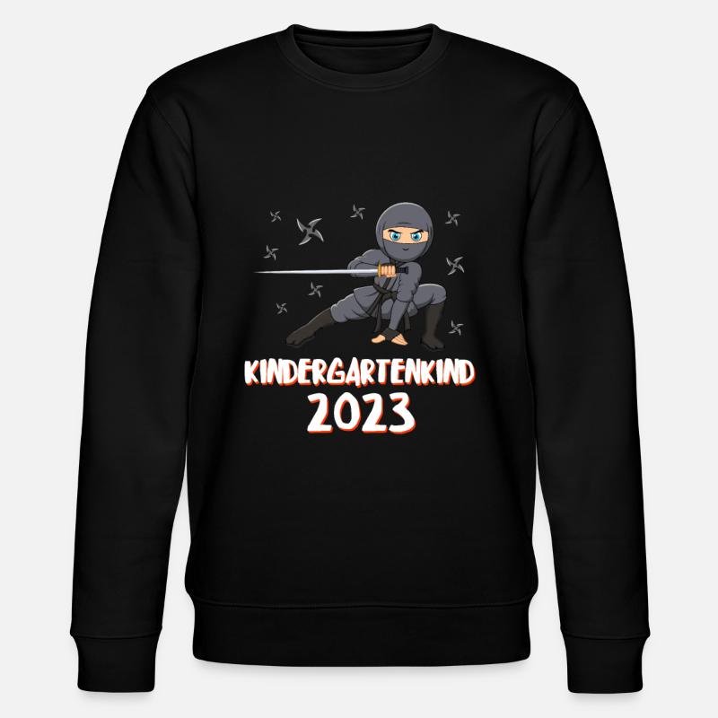 Kindergartenkind 2023 - Stanley/Stella Unisex Bio-Sweatshirt CHANGER - Schwarz
