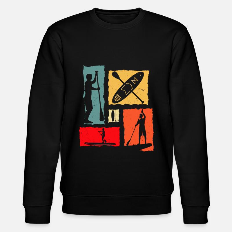 Sup Retro - Stanley/Stella Unisex Bio-Sweatshirt CHANGER  - Schwarz