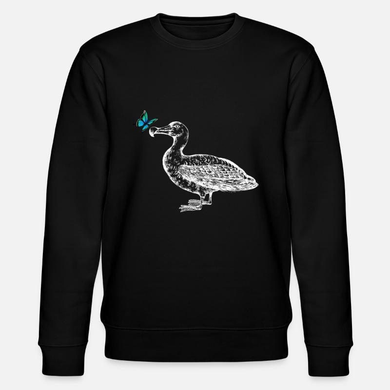 Mouette au papillon - Sweat bio CHANGER Stanley/Stella Unisexe - noir