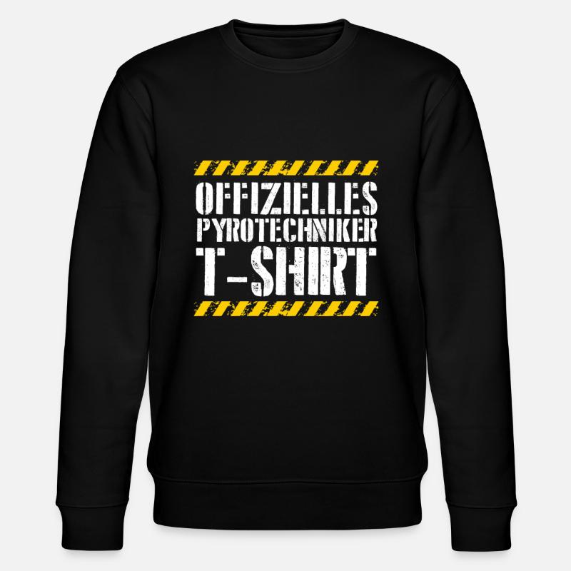 Offizieller Pyrotechniker - Stanley/Stella Unisex Bio-Sweatshirt CHANGER  - Schwarz