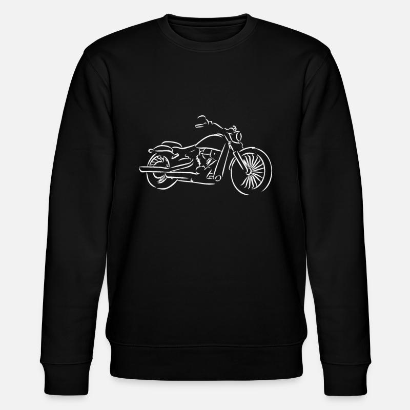 Silhouette de moto - Sweat bio CHANGER Stanley/Stella Unisexe - noir