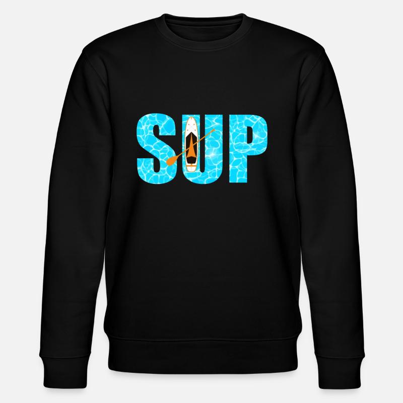 SUP Paddleboarding - Stanley/Stella Unisex Bio-Sweatshirt CHANGER  - Schwarz