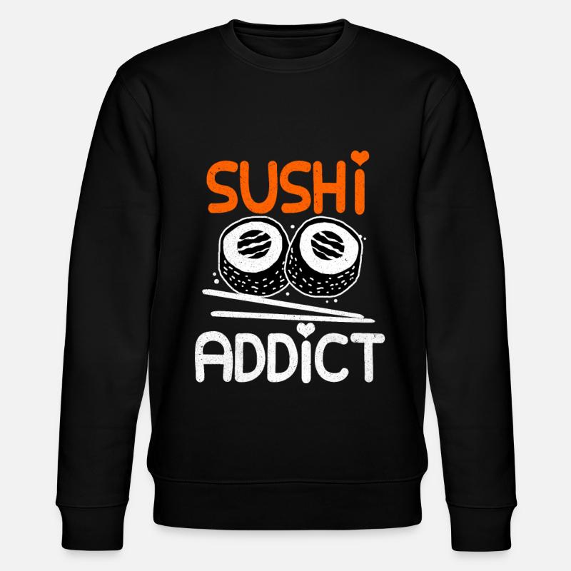 Sushi - Stanley/Stella Unisex Bio-Sweatshirt CHANGER  - Schwarz