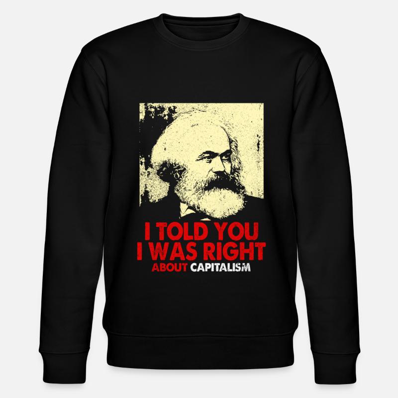 Communisme - Sweat bio CHANGER Stanley/Stella Unisexe - noir