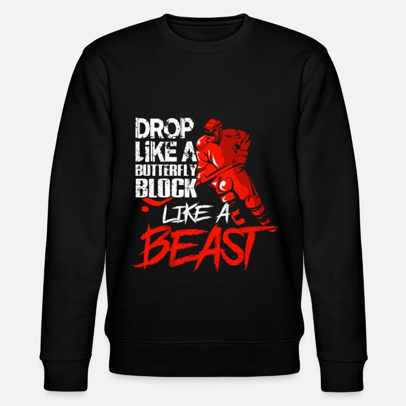 Hockey sur glace - Sweat bio CHANGER Stanley/Stella Unisexe - noir