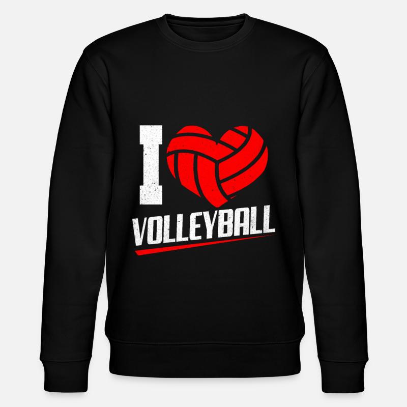 Volley-ball - Sweat bio CHANGER Stanley/Stella Unisexe - noir