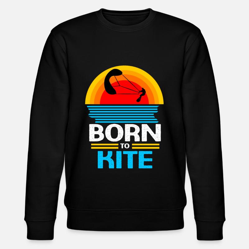 Kiteboard Kite kite-kite-cadeau kite-surf - Sweat bio CHANGER Stanley/Stella Unisexe - noir