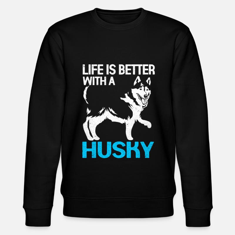 Husky - Stanley/Stella Unisex Bio-Sweatshirt CHANGER  - Schwarz