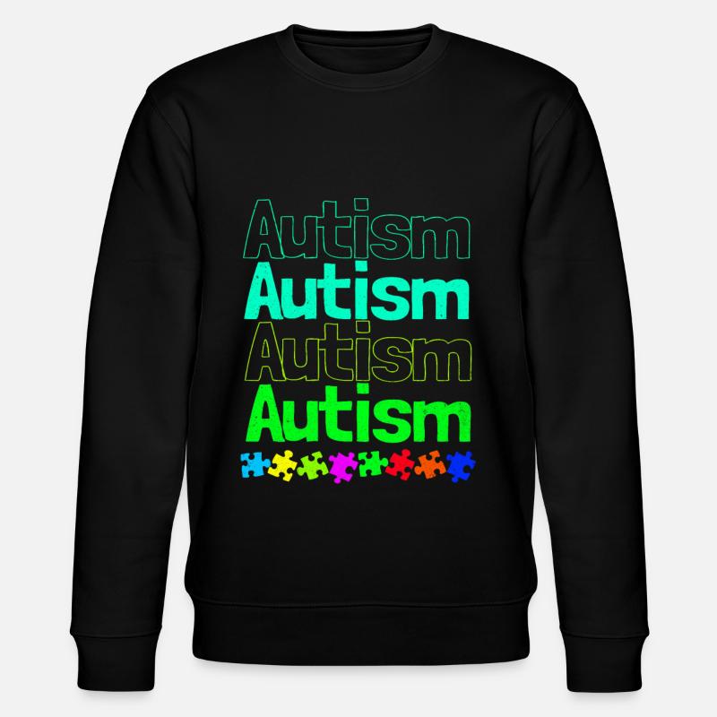 Autismus - Stanley/Stella Unisex Bio-Sweatshirt CHANGER  - Schwarz