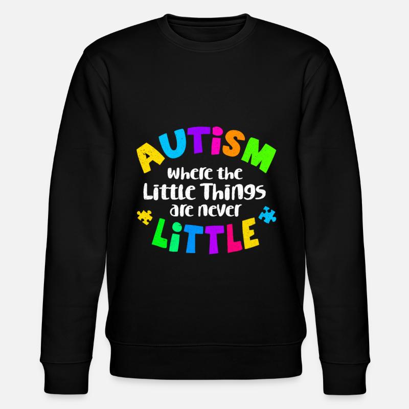 Autismus - Stanley/Stella Unisex Bio-Sweatshirt CHANGER  - Schwarz