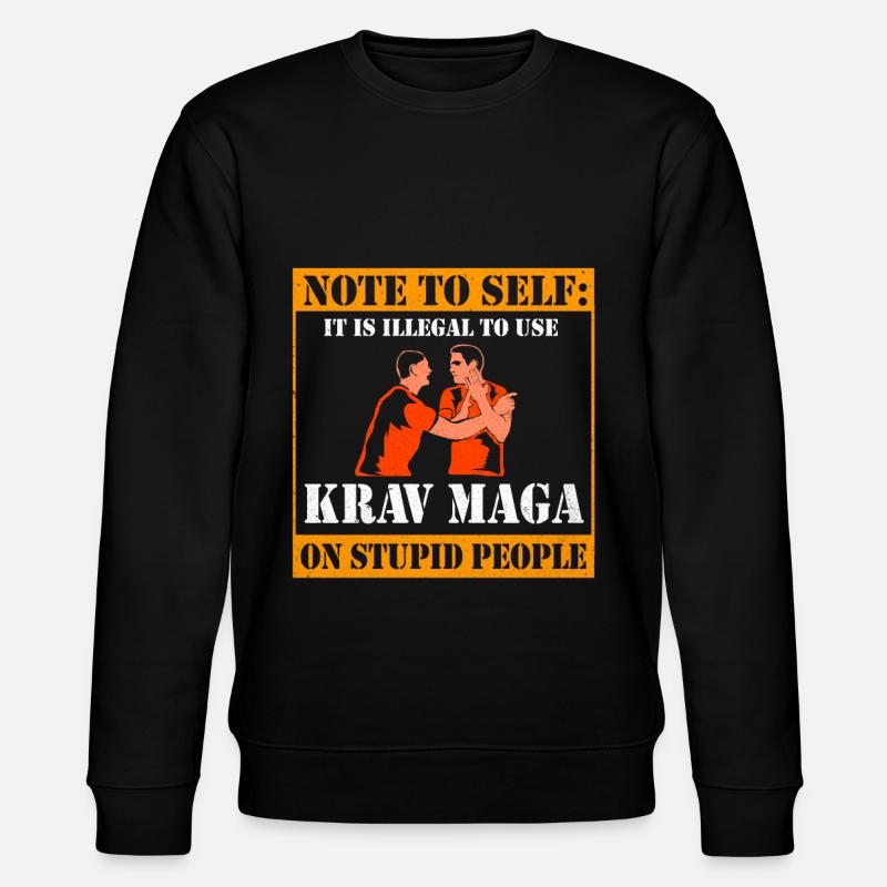Krav Maga - Sweat bio CHANGER Stanley/Stella Unisexe - noir