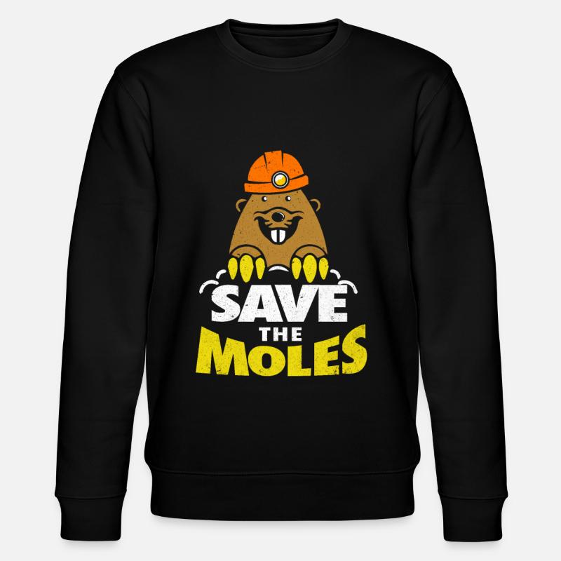 Mole - Stanley/Stella CHANGER Unisex Organic Sweatshirt - black