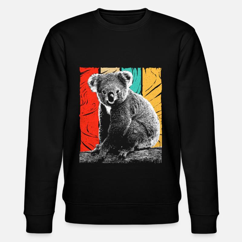 Koala - Sweat bio CHANGER Stanley/Stella Unisexe - noir