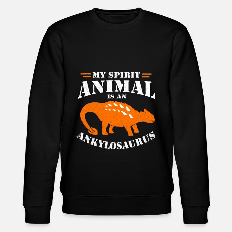Ankylosaurus - Stanley/Stella Unisex Bio-Sweatshirt CHANGER  - Schwarz