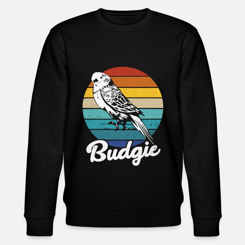 Budgie - Stanley/Stella CHANGER Unisex Organic Sweatshirt - black