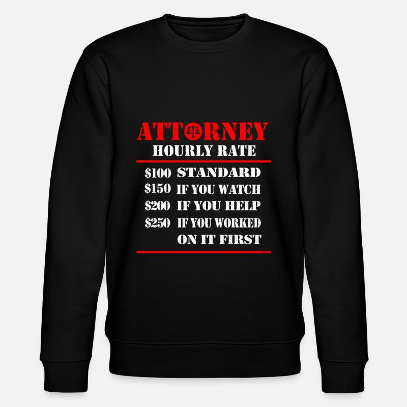 Avocat avocat juge - Sweat bio CHANGER Stanley/Stella Unisexe - noir