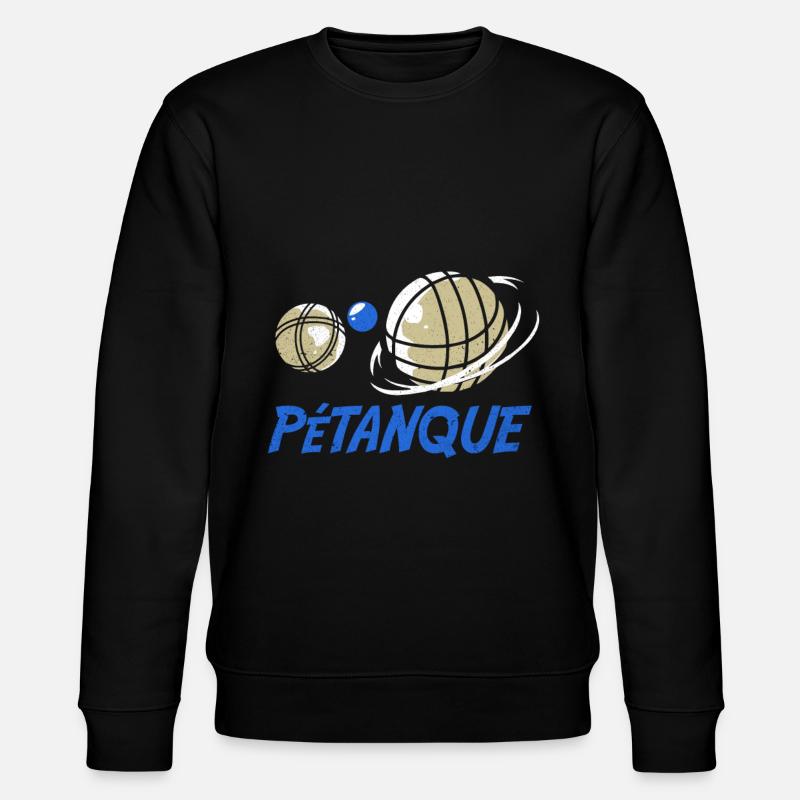 Pétanque - Stanley/Stella Unisex Bio-Sweatshirt CHANGER  - Schwarz