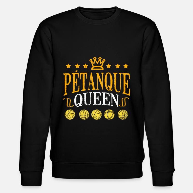 Pétanque - Stanley/Stella Unisex Bio-Sweatshirt CHANGER  - Schwarz