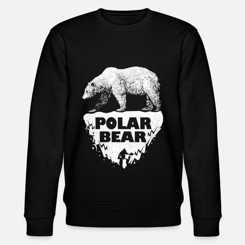 Ours polaire - Sweat bio CHANGER Stanley/Stella Unisexe - noir