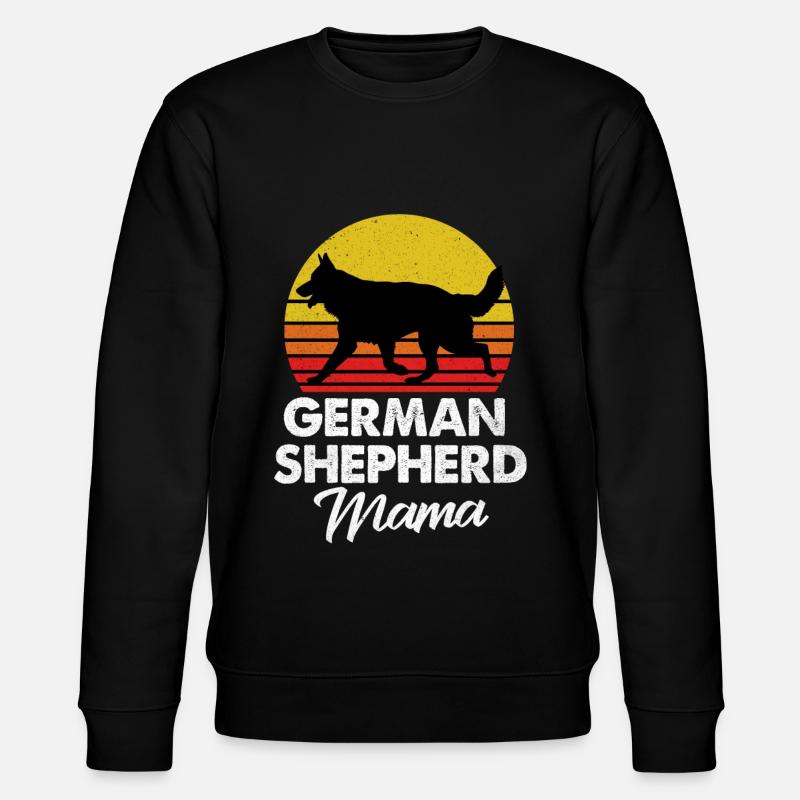Deutscher Schäferhund - Stanley/Stella Unisex Bio-Sweatshirt CHANGER  - Schwarz