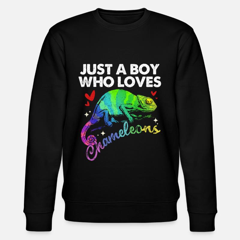 Chamäleon - Stanley/Stella Unisex Bio-Sweatshirt CHANGER - Schwarz