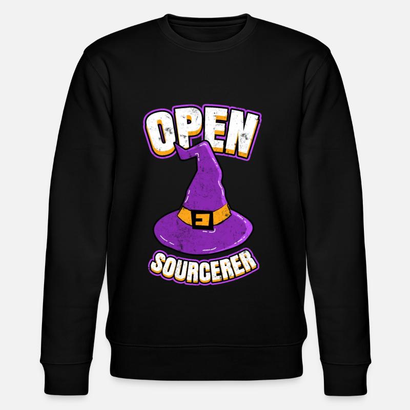 Open Sourcerer Programmierer Hacker - Stanley/Stella Unisex Bio-Sweatshirt CHANGER  - Schwarz