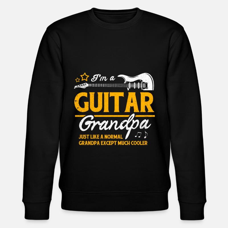Gitarre - Stanley/Stella Unisex Bio-Sweatshirt CHANGER  - Schwarz