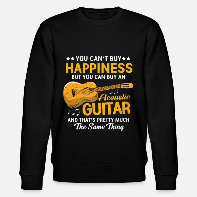 Gitarre - Stanley/Stella Unisex Bio-Sweatshirt CHANGER  - Schwarz