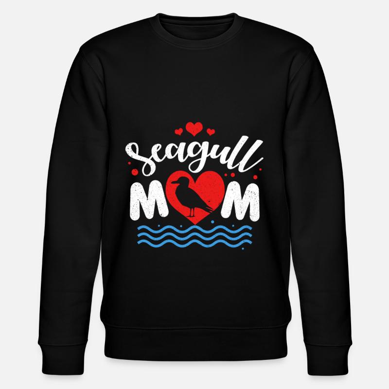 Möwe - Stanley/Stella Unisex Bio-Sweatshirt CHANGER  - Schwarz