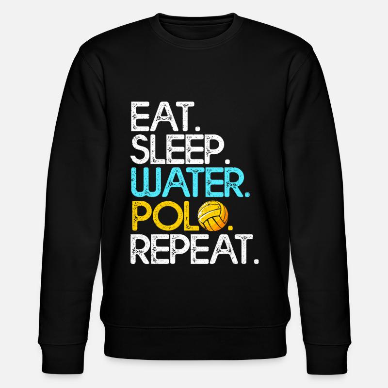 Wasserball - Stanley/Stella Unisex Bio-Sweatshirt CHANGER  - Schwarz