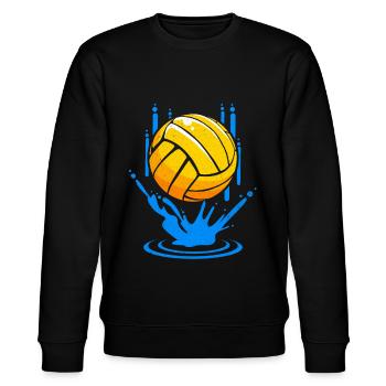 water polo - Sweat bio CHANGER Stanley/Stella Unisexe - noir - Devant - Nik (191cm) & Marisol (170cm)