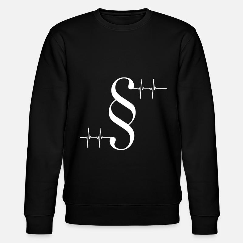 Jura Student Anwalt - Stanley/Stella Unisex Bio-Sweatshirt CHANGER  - Schwarz