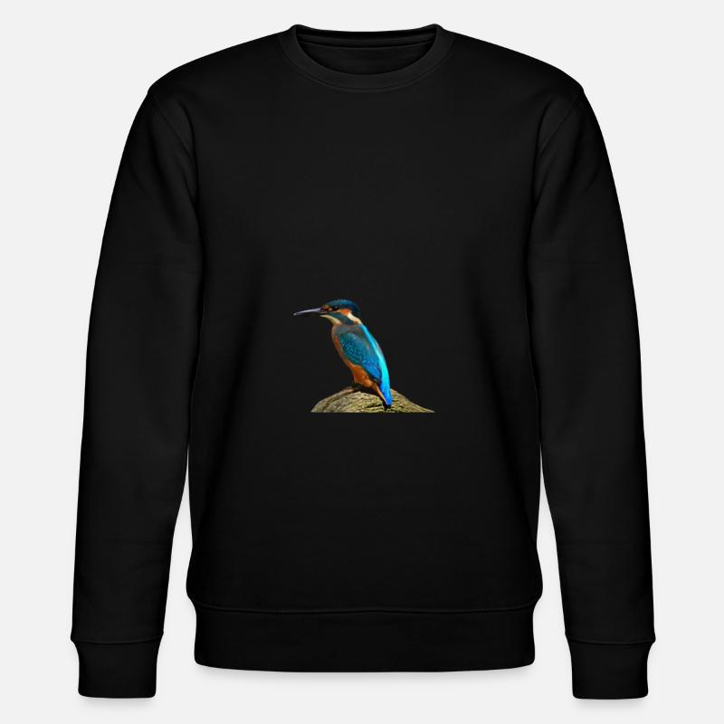 Vogel Geschenk Kinder - Stanley/Stella Unisex Bio-Sweatshirt CHANGER  - Schwarz