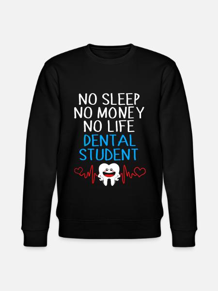 Dentist student female dentist dentistry - Stanley/Stella CHANGER Unisex Organic Sweatshirt - black