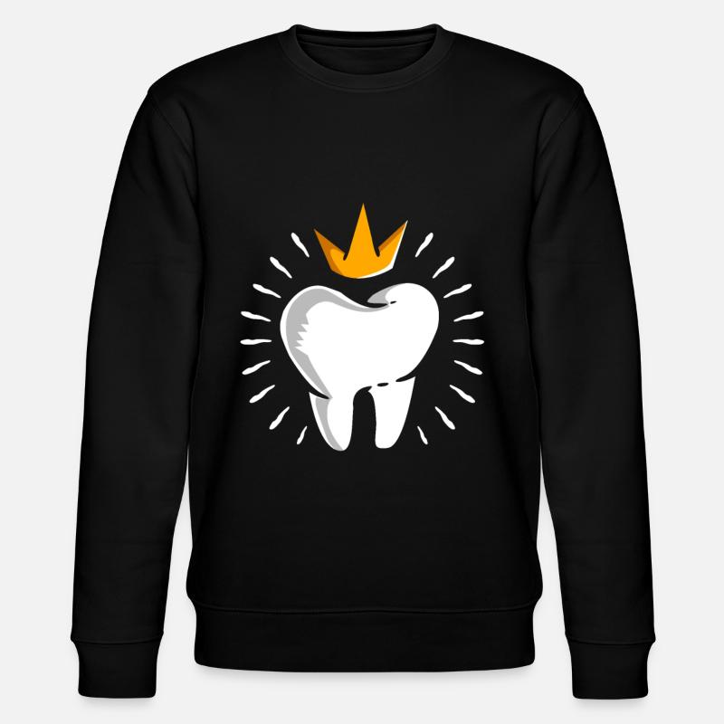 Couronne dentaire - Sweat bio CHANGER Stanley/Stella Unisexe - noir