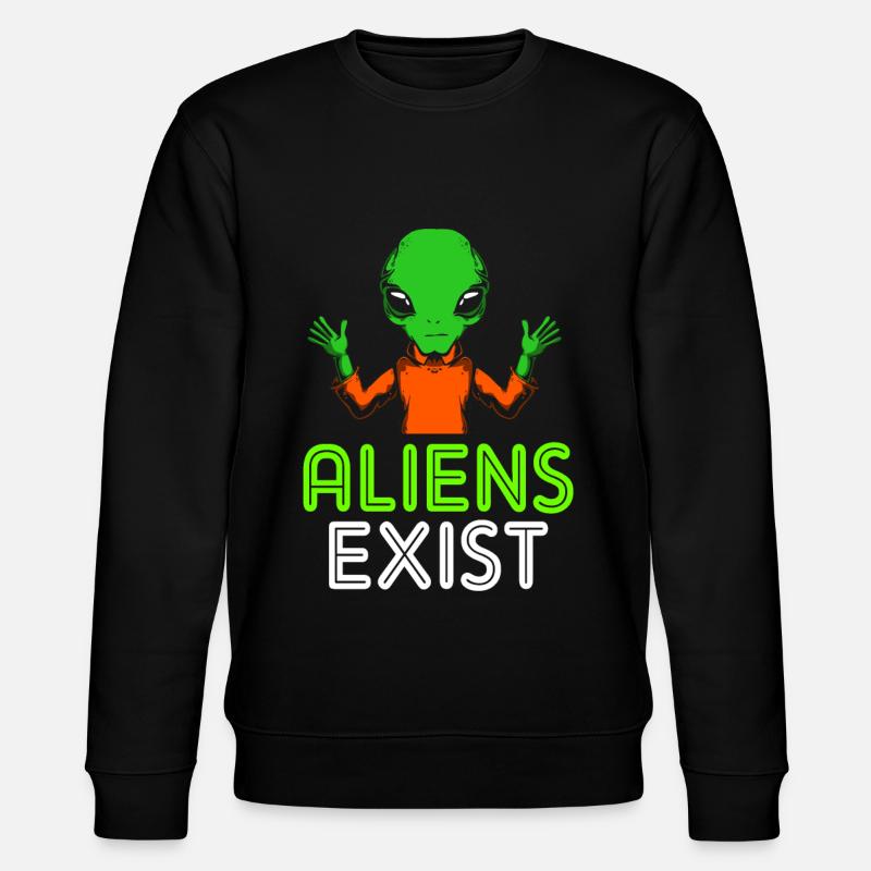 Alien - Stanley/Stella Unisex Bio-Sweatshirt CHANGER  - Schwarz