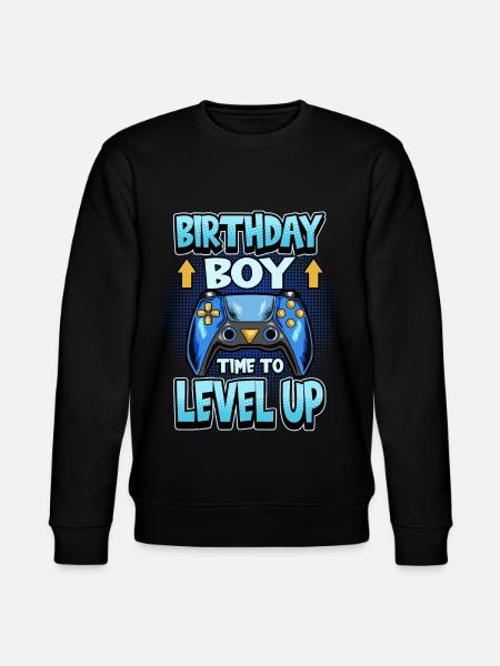 Gamer fødselsdag fødselsdag siger gaming gave - Stanley/Stella økologisk unisex-sweatshirt CHANGER - sort