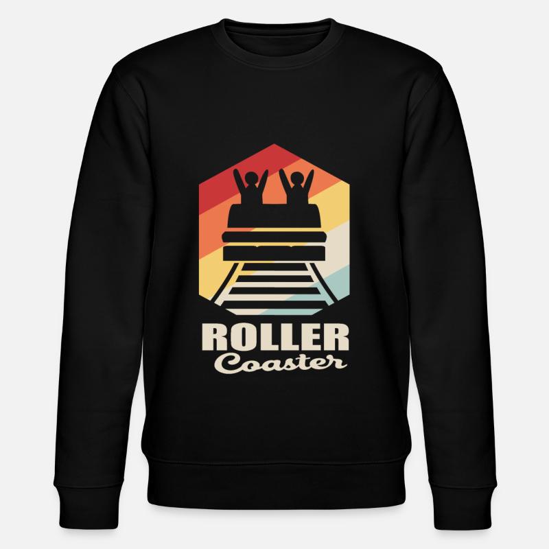 Achterbahn - Stanley/Stella Unisex Bio-Sweatshirt CHANGER  - Schwarz