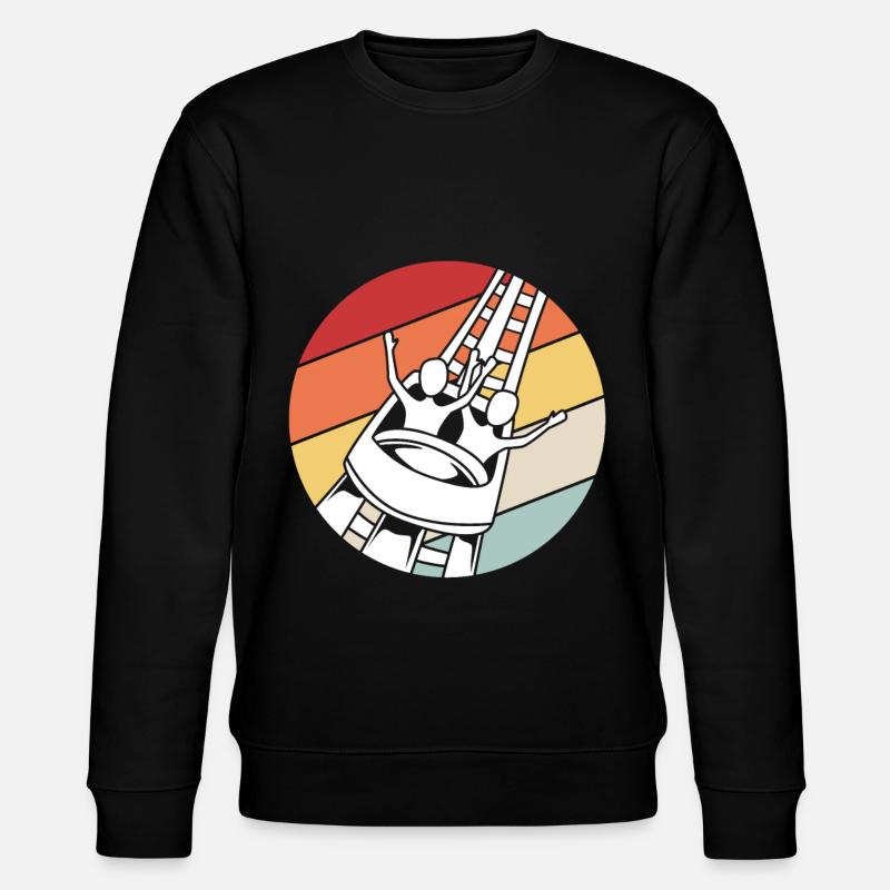 Roller coaster - Stanley/Stella CHANGER Unisex Organic Sweatshirt - black