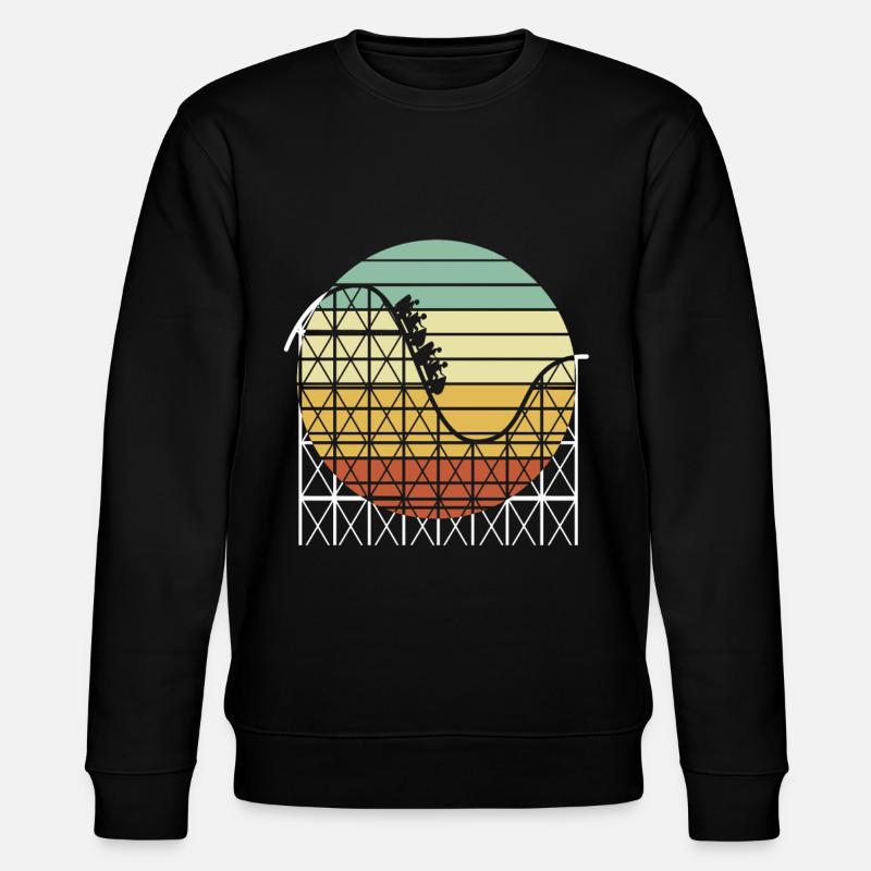 Roller coaster - Stanley/Stella CHANGER Unisex Organic Sweatshirt - black