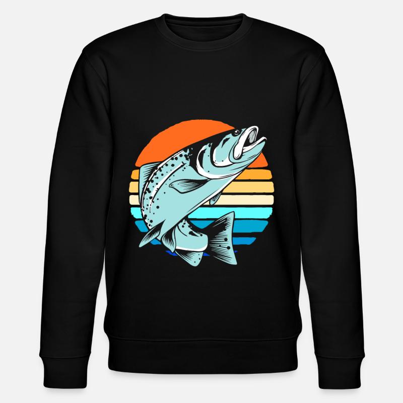 Pêche pêche - Sweat bio CHANGER Stanley/Stella Unisexe - noir