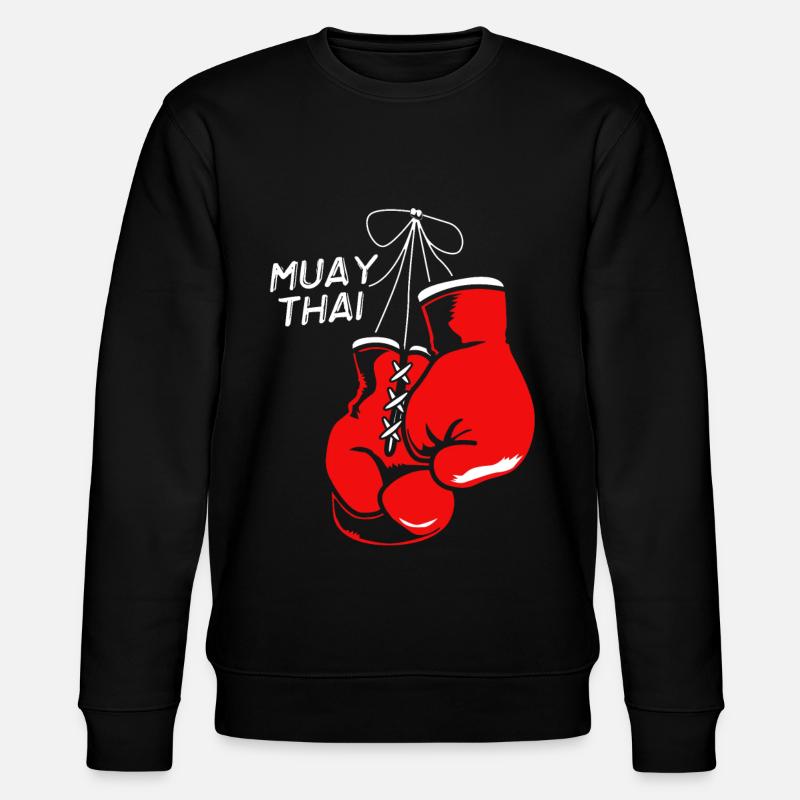 Muay Thai - Stanley/Stella Unisex Bio-Sweatshirt CHANGER  - Schwarz
