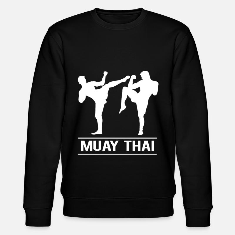Muay Thai - Stanley/Stella Unisex Bio-Sweatshirt CHANGER  - Schwarz