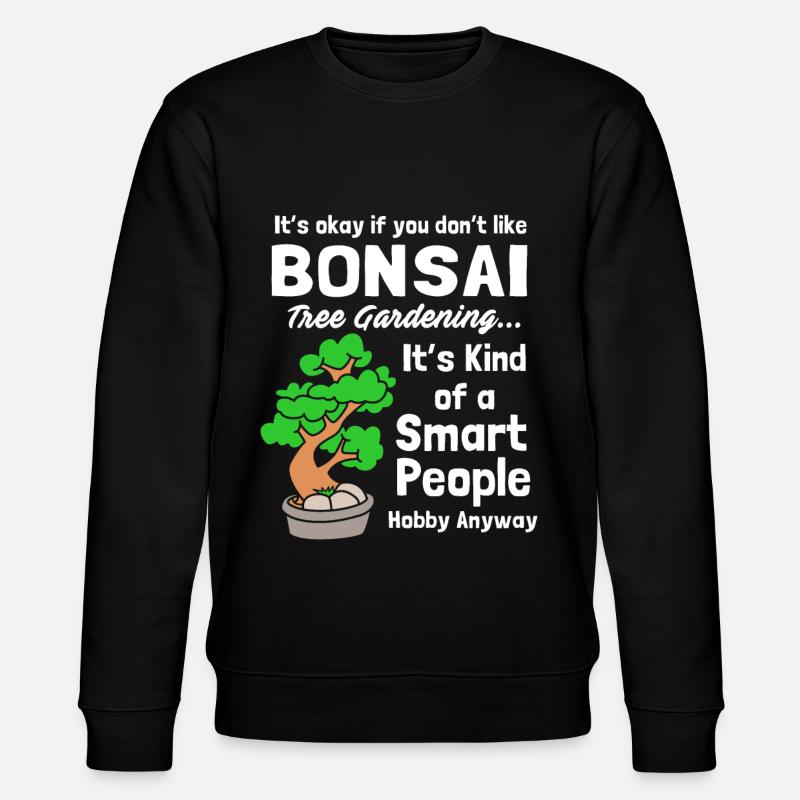 Bonsai Arbre - Sweat bio CHANGER Stanley/Stella Unisexe - noir