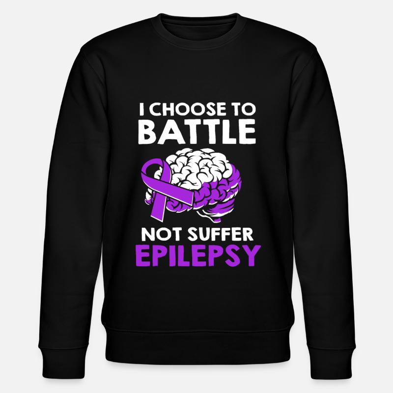 Epilepsie - Stanley/Stella Unisex Bio-Sweatshirt CHANGER  - Schwarz