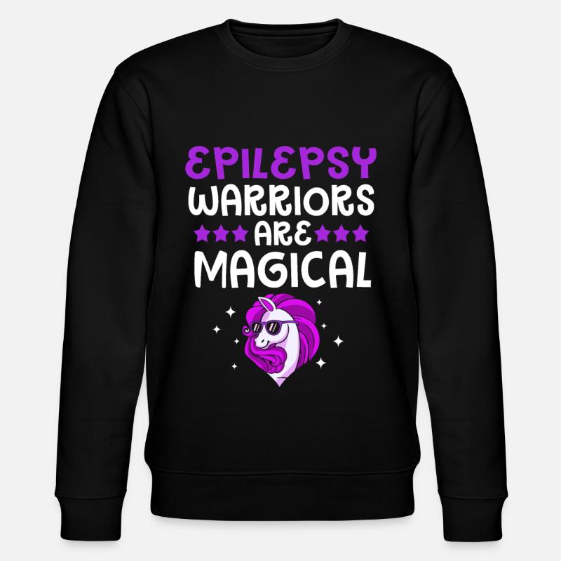 Epilepsie - Stanley/Stella Unisex Bio-Sweatshirt CHANGER  - Schwarz