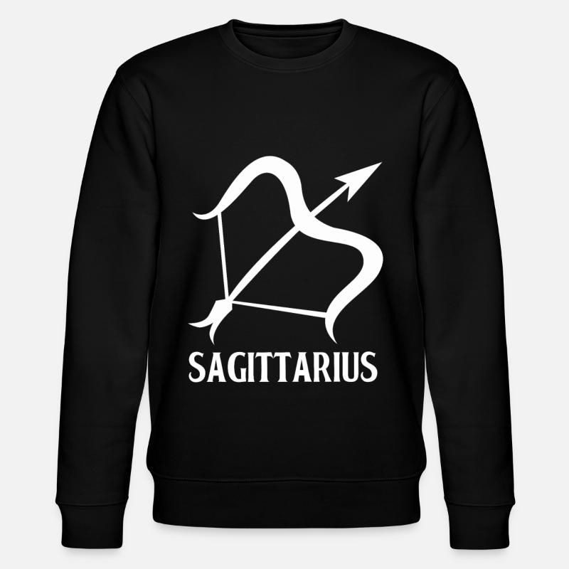 Schütze Sternzeichen - Stanley/Stella Unisex Bio-Sweatshirt CHANGER  - Schwarz